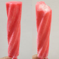 drill shape popsicle, drill shape ice pop, drill shape ice bar, drill shape ice lolly