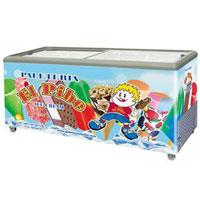Flat glass door chest showcase ice cream freezer with CE UL,ETL LOW PRICE 