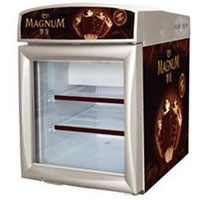 Commercial upright freezer, glass door display freezer SD80/80H