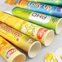 Calippo Tubes, Push Up Paper Tubes For Sale