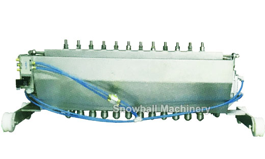 Material absorbing cart for ice pop cream machine, material absorbing cart for ice lolly cream machine