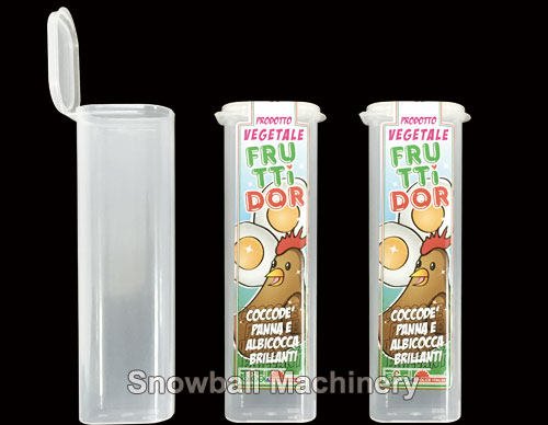 ice cream tube, yoghurt tube