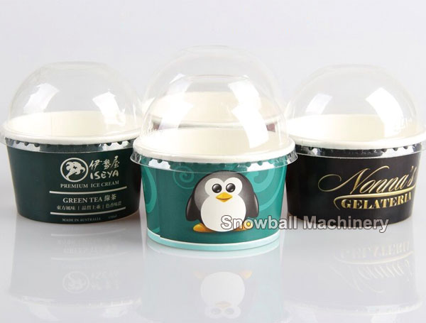 paper cup with dome lid