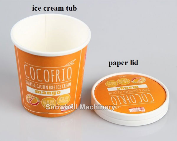 paper tub with cup