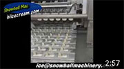Parallel line stick ice cream machine