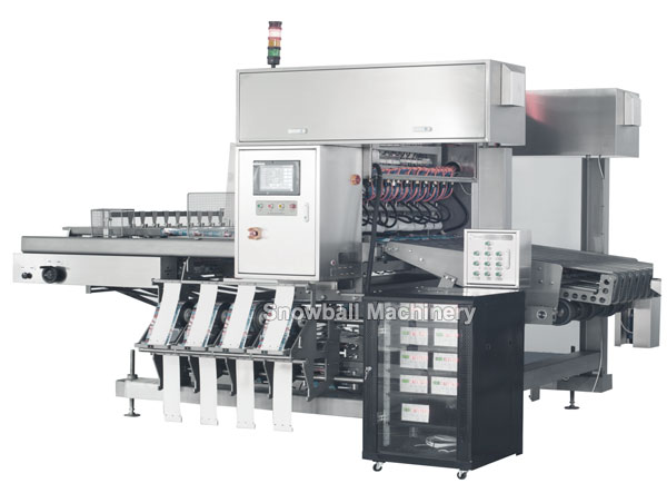 ice cream multi lane packing machine, multi lane wrapper