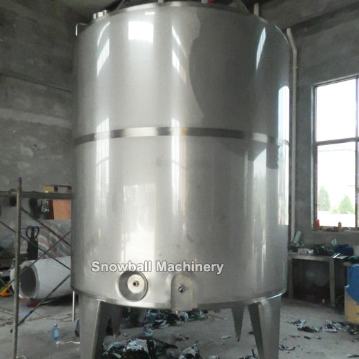 3000L ageing tank machine for ice cream plant, ice cream mix preparation equipment