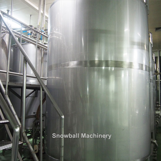 5000lt ice cream ageing tank machine for ice cream plant, ice cream mix preparation machine