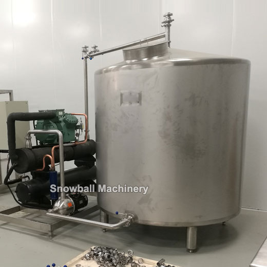 ice cream ageing tank self cooling, self cooling ice cream aging tank