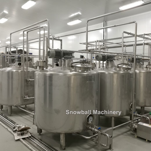 300L ice cream ageing tank, ice cream pro mix plant