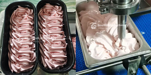 robot ice cream filler robotic ice cream filling machine
