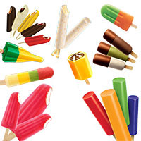 ice cream pops, popsicle