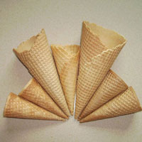 rolling sugar cone