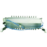 material absorbing cart for ice lolly making machine