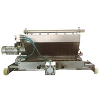 Expanding and melting cart for stick ice cream making machine