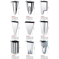 High quality stainless steel ice cream molds MOD8471-8479