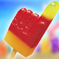 Hand shape popsicle