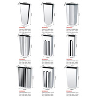 High quality stainless steel ice cream molds MOD8426-8434