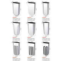 High quality stainless steel ice cream molds MOD8363-8371