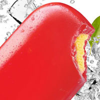 Sandwich ice pop popsicle