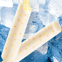 milk ice popsicle, ice lolly