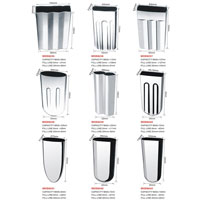 High quality stainless steel ice cream molds MOD8235-8243