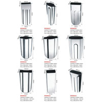 High quality stainless steel ice cream molds MOD8226-8234