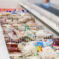 frozen food supermarket