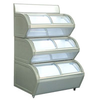 Commercial three tier refrigeration SN450