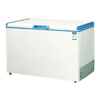 Single solid door ice cream chest freezer