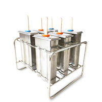 High quality stainless steel manual ice cream moulds for homemade popsicle