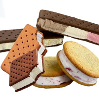 ice cream sandwich, sandwich ice cream