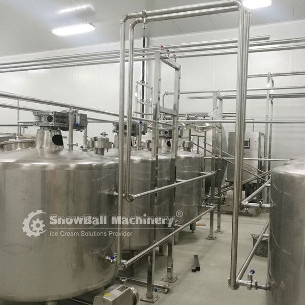 2000L aging tank machine, ice cream ageing tank machine, ice cream mix preparation equipment
